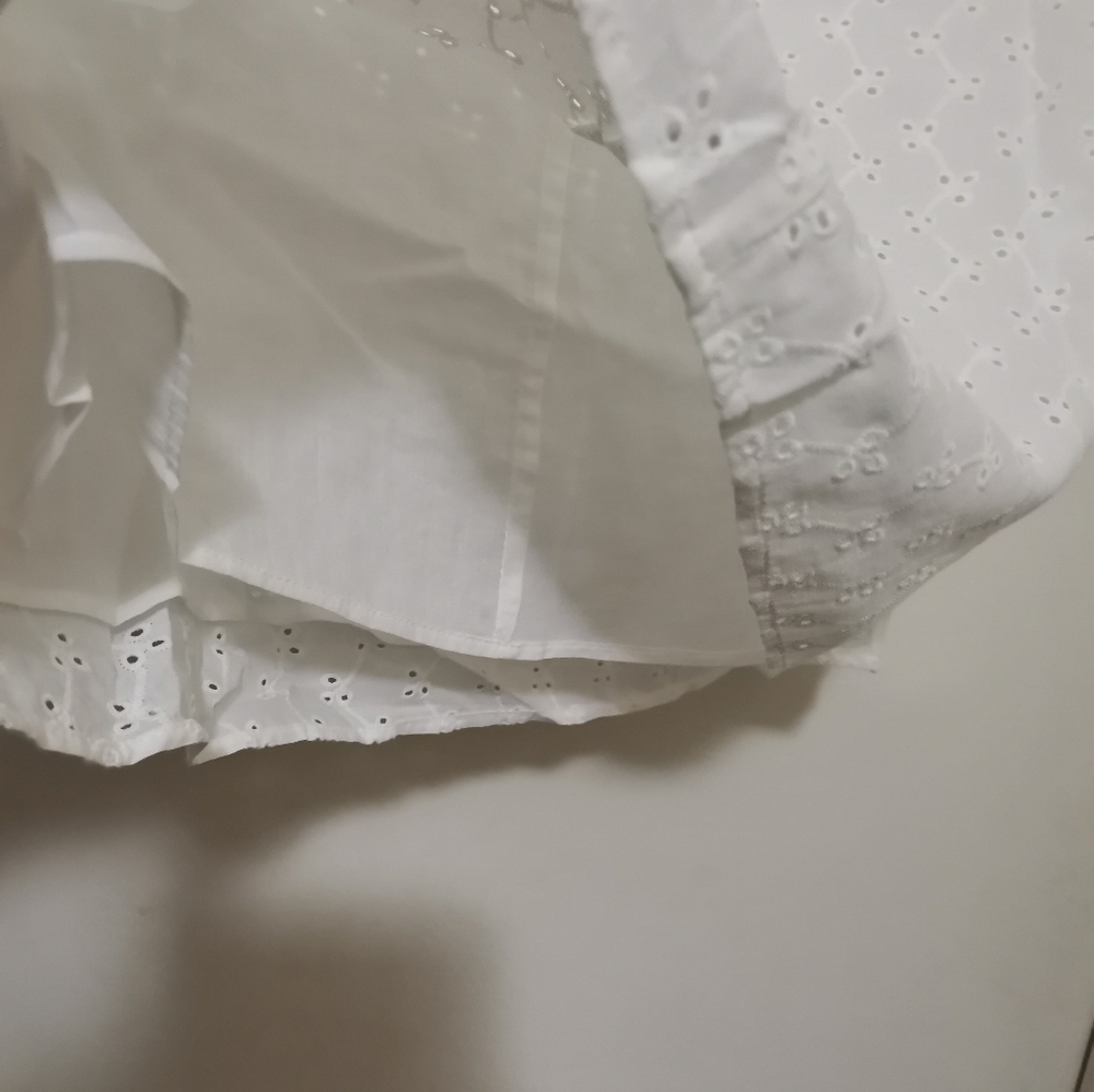 LILLY PULITZER White Puff Sleeve Blouse - Picture 8 of 10